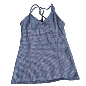 Athleta XS Purple Workout Yoga Athletic Tank Top Fitted Strappy